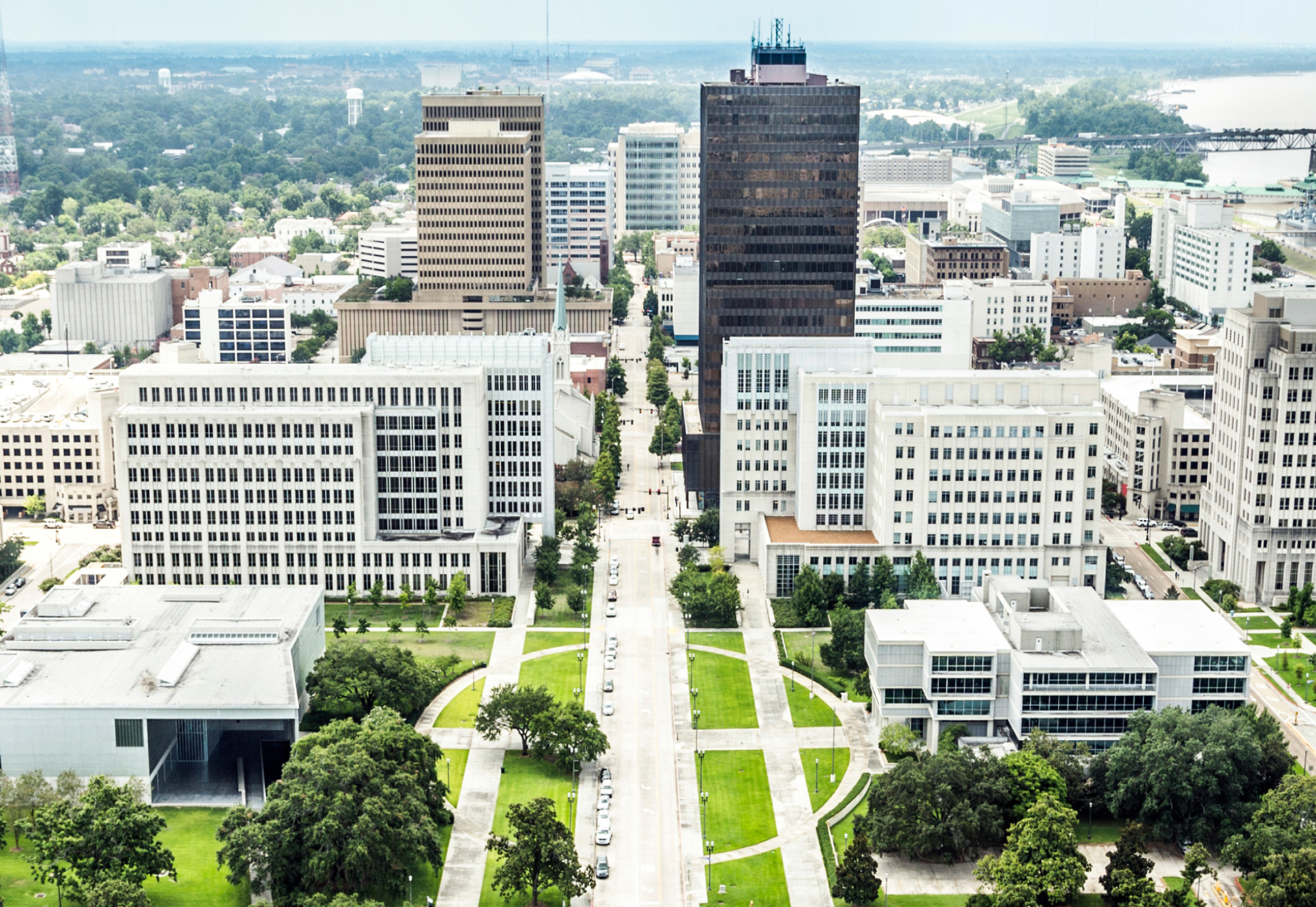 Downtown Baton Rouge, Louisiana.