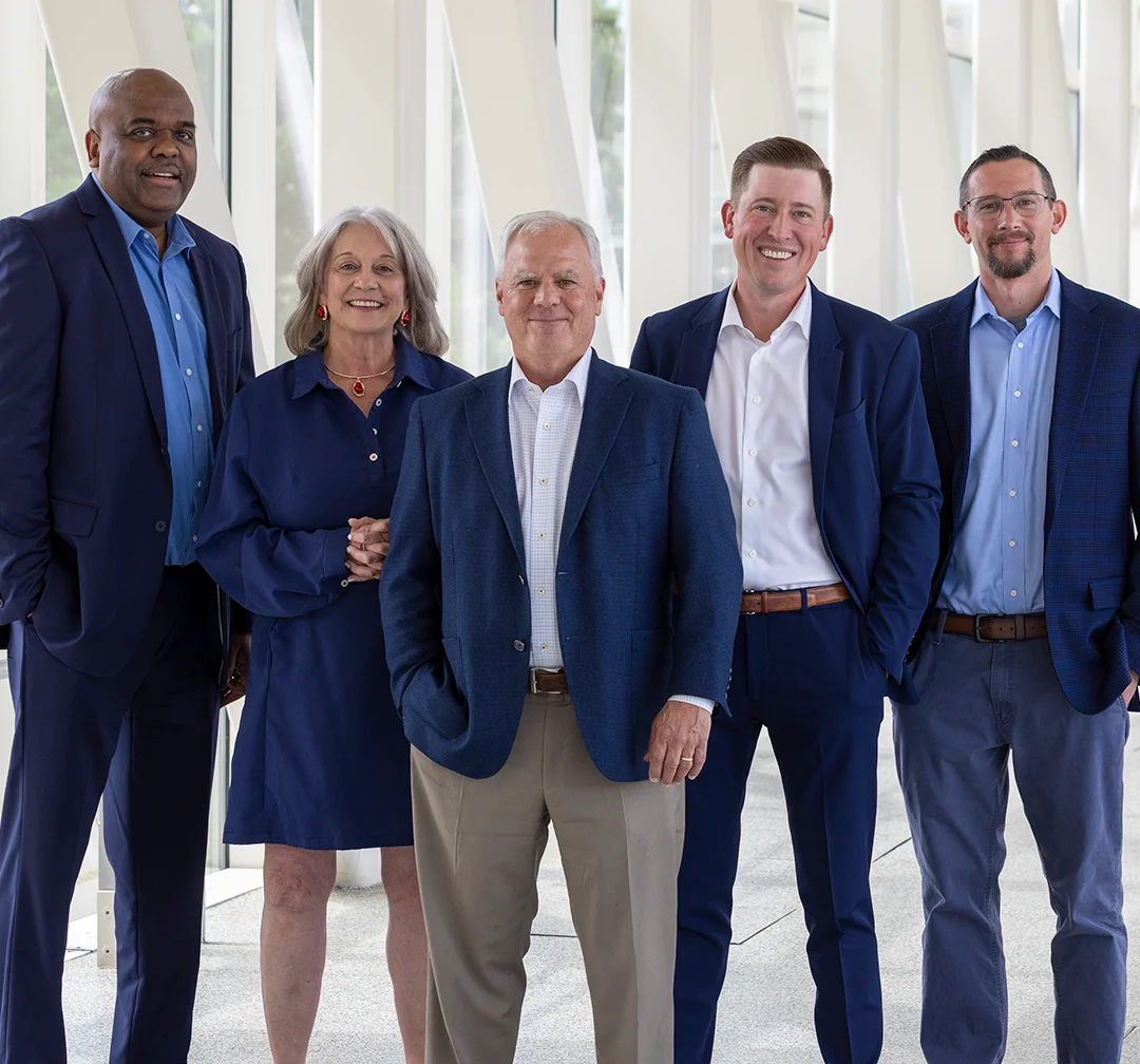 A group of Summit employees with Dominion Risk Advisors president, Duke Baldridge.